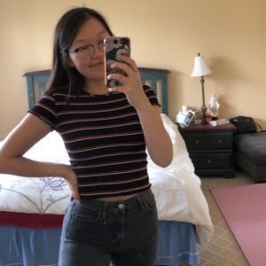 REVAMPED striped top